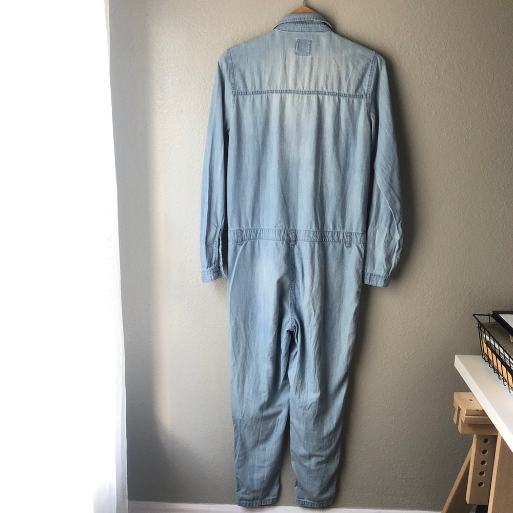Volcom Lightweight Stonewashed Denim Jumpsuit - image 5